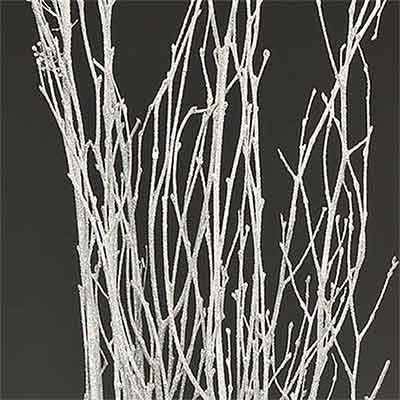 Birch Branches, White Sparkle, 20 Bundles