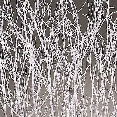 Sweet Huck Branches - White Sparkle